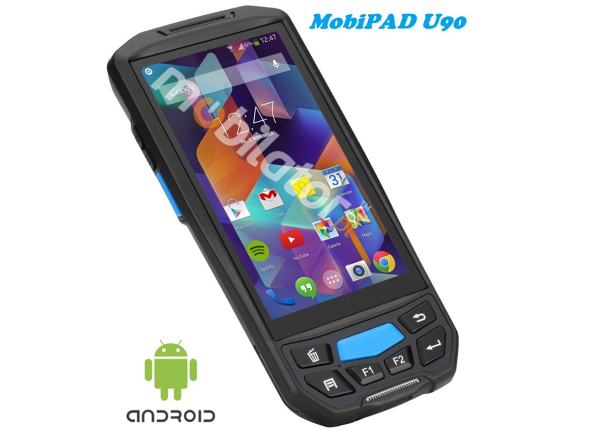 Nowoczesny Wzmocniony Odporny Mobilny Kolektor Danych MobiPad U90 Android WiFi Skaner 1D